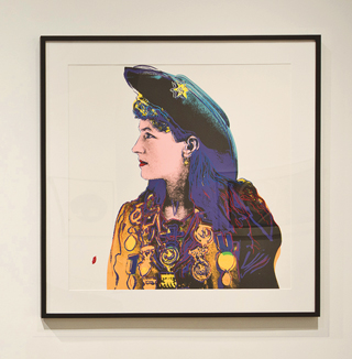Cowgirl serigraph by Andy Warhol in the Ӱɴý Moudy Gallery